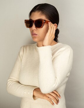 Lentes de sol Pop Highlights By Fg 23 02 Tan para mujer