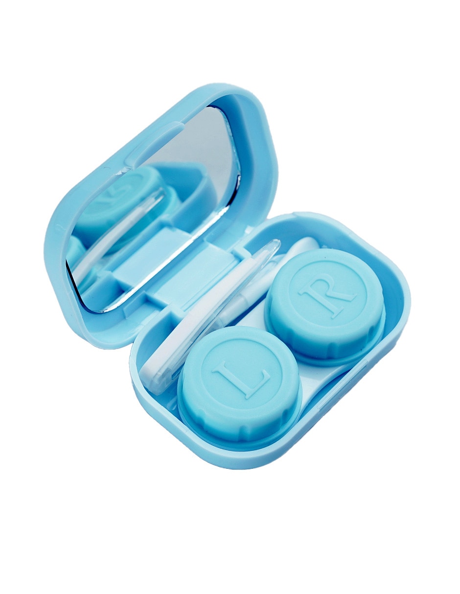 Estuche para lentes de contacto blandos con espejo Superottik