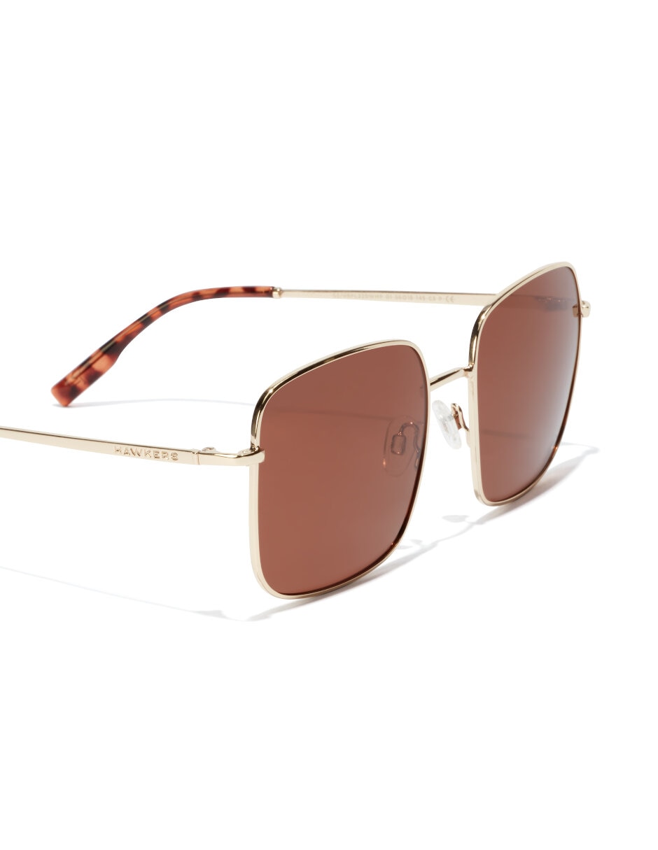 Lentes de sol Royal Flush Polarized Gold Brown para mujer 3
