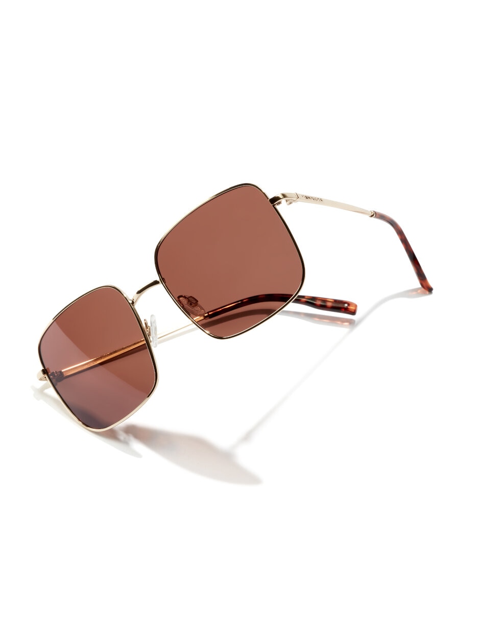 Lentes de sol Royal Flush Polarized Gold Brown para mujer 5